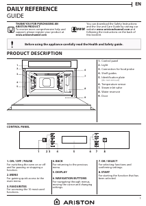 Manual Ariston MS 798 IX A 60HZ Oven