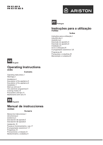 Manual de uso Ariston FH 83 IX AG S Horno