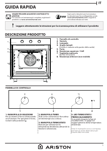 Manuale Ariston AA4 534 JH IX Forno