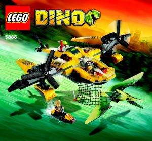 Manual de uso Lego set 5888 Dino La huida del pteranodon