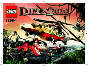 Manual de uso Lego set 7298 Dino Helicóptero