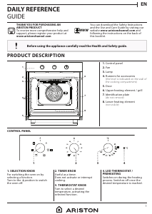 Manual Ariston FA3 530 H IX A CN Oven