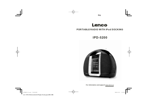 Manual Lenco IPD-5200 Speaker Dock