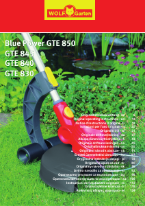 Manuale Wolf Garten GTE 830 Tagliabordi