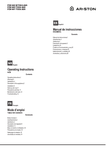Manual de uso Ariston PC 640 N T X AUS.1 Placa