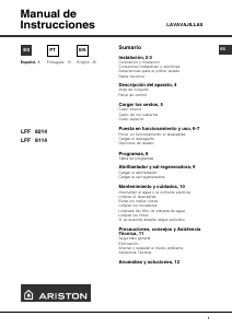 Manual Ariston LFF 8214 X AG.R Máquina de lavar louça