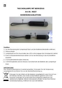 Handleiding Eurotops 40227 Zaklamp