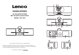 Handleiding Lenco IPD-1003 Speakerdock
