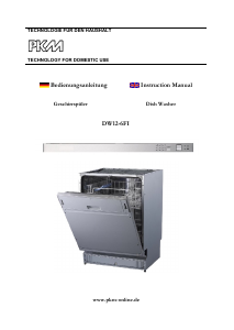 Manual PKM DW12-6FI Dishwasher