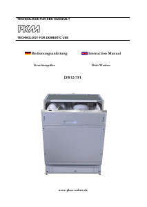 Manual PKM DW12-7FI Dishwasher