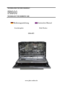 Manual PKM GS6-6FI Dishwasher