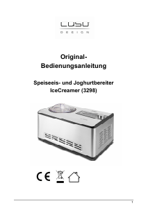 Bedienungsanleitung Caso 3298 Eismaschine