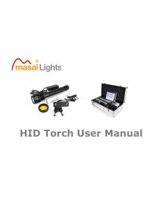 Manual Masai HC-03 Flashlight
