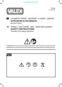 Manuale Valex LR130 Levigatrice rotoorbitale