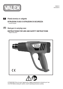 Handleiding Valex PT2000 Heteluchtpistool