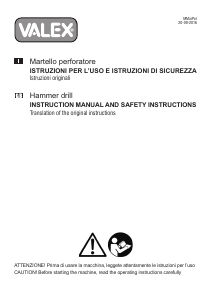 Manuale Valex 4037 SDS-PLUS Martello perforatore
