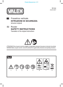 Manuale Valex F1300 Fresatrice verticale