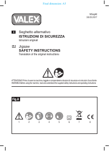 Manuale Valex S650EPQ Seghetto alternativo