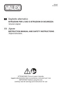 Handleiding Valex S35E Decoupeerzaag