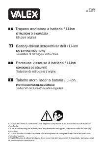 Mode d’emploi Valex LI-HOME 2V 218 Perceuse visseuse