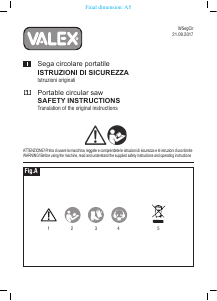 Handleiding Valex SC141 Cirkelzaag