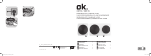 Εγχειρίδιο OK OSP 113 Εστία κουζίνας