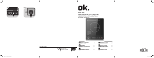 Εγχειρίδιο OK OSP 502 Εστία κουζίνας