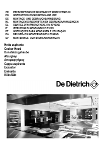 Bruksanvisning De Dietrich DHT7156X Köksfläkt