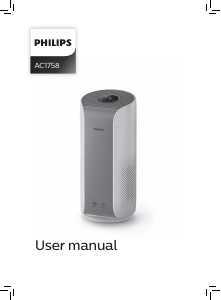 Manual Philips AC1758 Air Purifier