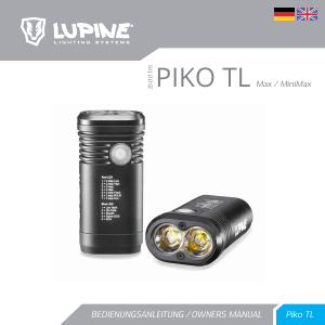 Manual Lupine Piko TL Flashlight