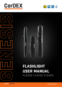 Manual CorDEX FL2210 Flashlight