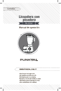 Manual de uso Punktal PK-337LIC Batidora