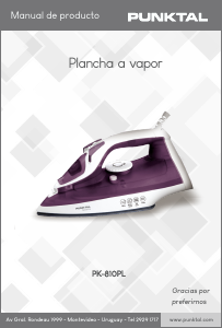 Manual de uso Punktal PK-810PL Plancha