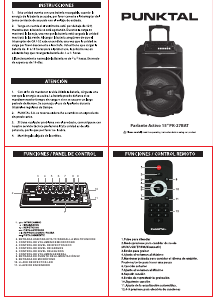 Manual Punktal PK-27BAT Speaker