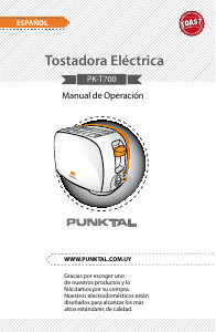 Manual de uso Punktal PK-T700 Tostador