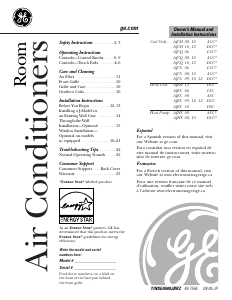 Mode d’emploi GE AJCS06LCBM1 Climatiseur