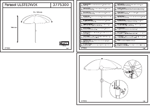 Brugsanvisning JYSK Ulsteinvik Parasol