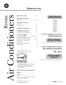 Mode d’emploi GE AKM12ANT1 Climatiseur