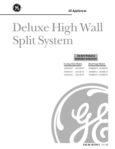 Manual GE AS0CD18DA0G1 Air Conditioner