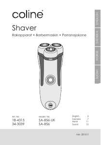 Manual Coline SA-856 Shaver
