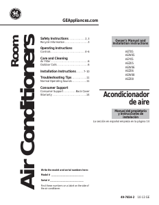 Manual GE AET05LXW1 Air Conditioner