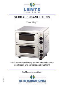 Bedienungsanleitung Lentz Pizza King 2 Backofen