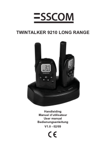 Bedienungsanleitung Esscom Twintalker 9210 Walkie-talkie