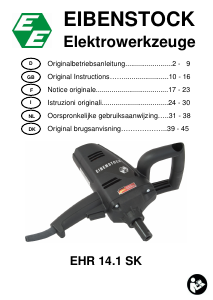 Manuale Eibenstock EHR 14.1 SK Miscelatore per cemento