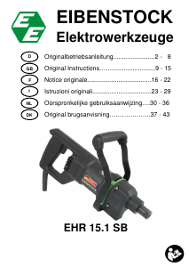 Manuale Eibenstock EHR 15.1 SB Miscelatore per cemento