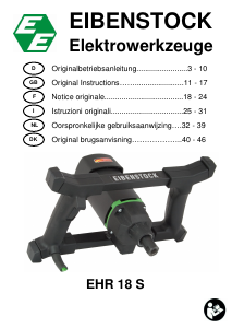 Bedienungsanleitung Eibenstock EHR 18 S Handrührwerk