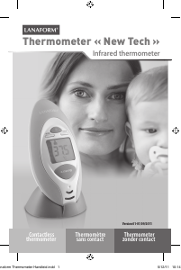 Manual Lanaform New Tech Thermometer