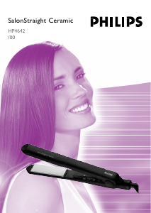 Manual Philips HP4642 Alisador de cabelo