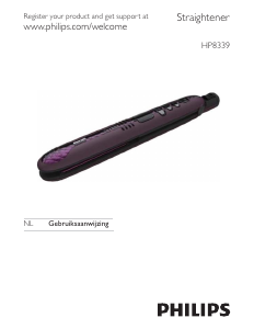 Handleiding Philips HP8339 Stijltang