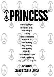 Manuale Princess 201971 Spremiagrumi